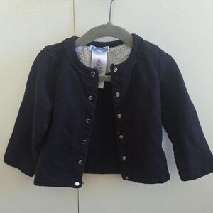 Jacardi Paris Navy Blue Toddler Cardigan